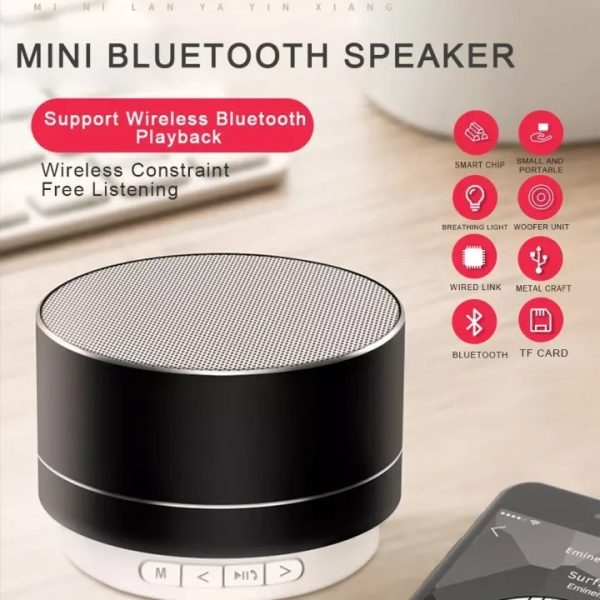 Mini Stereo Speaker /mini Speakers Super Bass Bluetooth Speaker Stereo Music /  support Bt Music, (random Color)